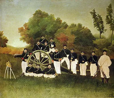 The Artillerymen Henri Rousseau